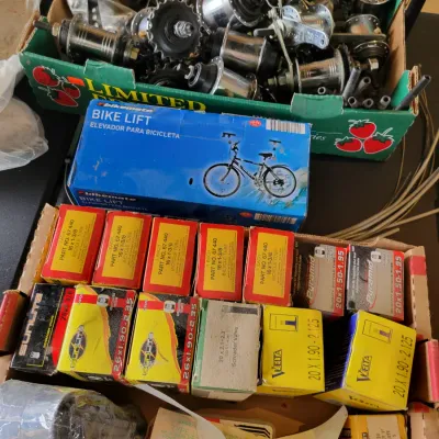 Sale Photo Thumbnail #359: Tubes and Bike Hubs 