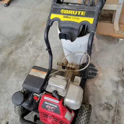 Sale Photo Thumbnail #203: Brute Pressure washer with Honda Motor 