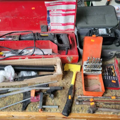 Sale Photo Thumbnail #239: Corded Sawzall, Signal Level Meter and Bit Indexes 