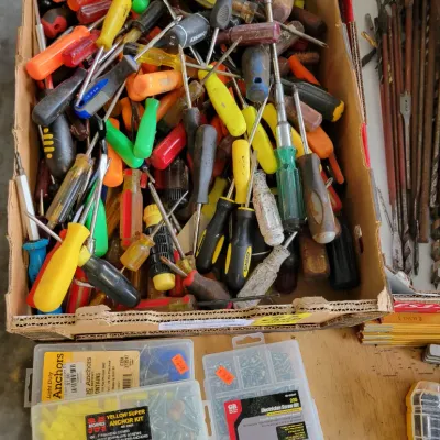 Sale Photo Thumbnail #245: Screw Drivers of All Shapes and Sizes 