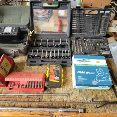 Sale Photo Thumbnail #240: Router Bits and Bit Cases 