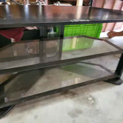 Sale Photo Thumbnail #228: Glass TV Stand 