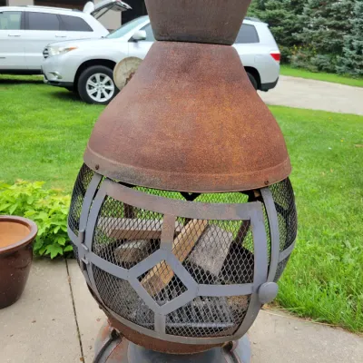 Sale Photo Thumbnail #177: Metal Deck Fire Pit 
