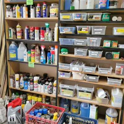 Sale Photo Thumbnail #236: Paints Stains and Chemicals, Fasteners of all Sizes 
