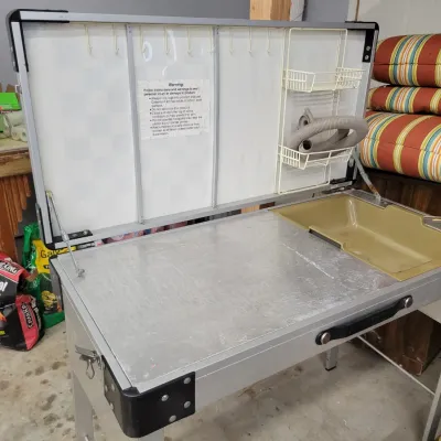 Sale Photo Thumbnail #159: Camp Table/Sink and Game Board in One