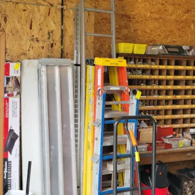 Sale Photo Thumbnail #249: Appliance Dolly, Step Ladders, Aluminum Ramps and roofers magnet