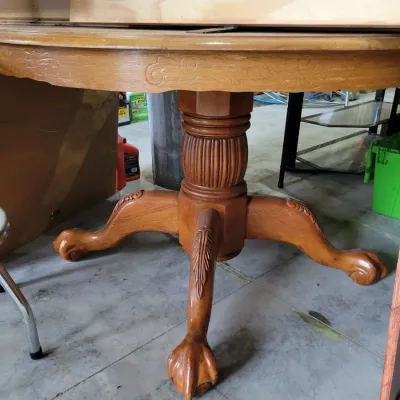 Sale Photo Thumbnail #213: Oak Lion Claw Table