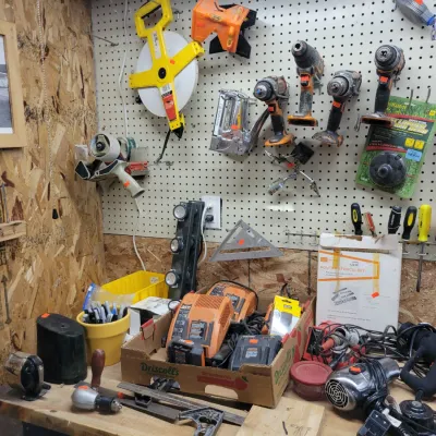 Sale Photo Thumbnail #282: Rigid Cordless Drills and Chargers 