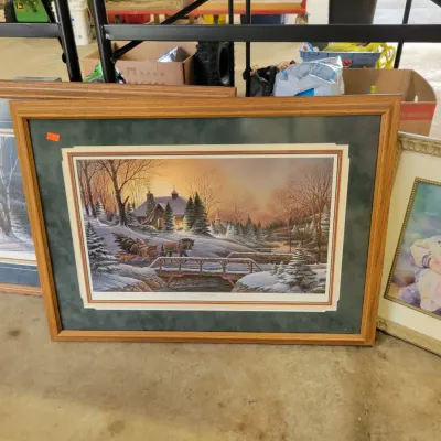 Sale Photo Thumbnail #137: Terry Redlin Print - "Heading Home"