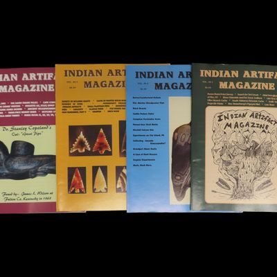 Sale Photo Thumbnail #848: COMPLETE SET OF INDIAN ARTIFACT MAGAZINES FOR 2001, TONS OF GREAT PICS AND ARTICLES!