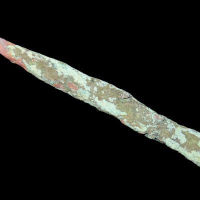 Sale Photo Thumbnail #294: 2 3/16" Copper Awl found in Wisconsin.