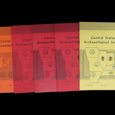 Sale Photo Thumbnail #856: SET OF 5 1970'S CENTRAL STATES ARCHAEOLOGICAL JOURNALS