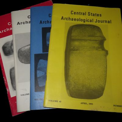 Sale Photo Thumbnail #901: SET OF 4 CENTRAL STATES ARCHAEOLOGICAL JOURNALS FROM THE 1990'S