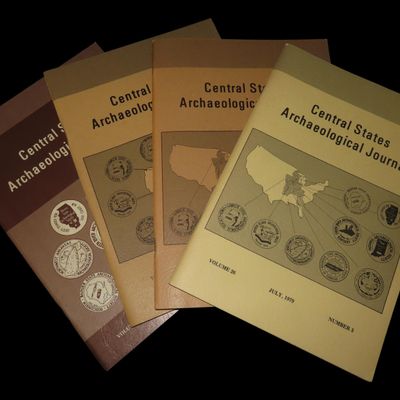 Sale Photo Thumbnail #871: SET OF 4 CENTRAL STATES ARCHAEOLOGICAL JOURNALS FROM THE 70'S AND 80'S