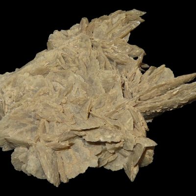 Sale Photo Thumbnail #563: Beautiful Gypsum Celenite Crystal Cluster. Great Display piece.