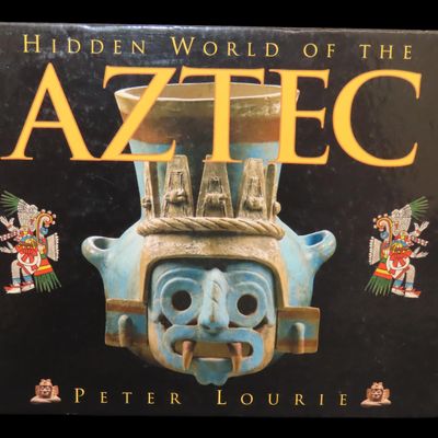 Sale Photo Thumbnail #520: HIDDEN WORLD OF THE AZTEC, HARDBACK, 50 PAGES OF PICTURES & INFO ON THE AZTEC CIVILIZATION, THEIR ARTIFACTS, CULTURE, AND ARCHITECTURE