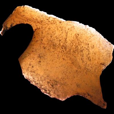 Sale Photo Thumbnail #410: Translucent Micro Drill / Folsom Knife / Perforator found in Colorado. Indian Arrowhead, Artifact, Tool.