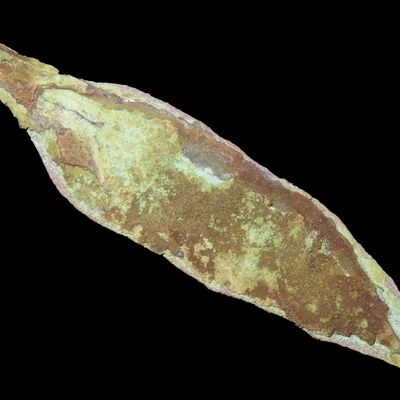 Sale Photo Thumbnail #182: Nice 3" Copper Arrowehad found in Northern Wisconsin. Heavily Patinated example.