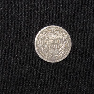 Sale Photo Thumbnail #831: 1903 Barber Silver Dime, Great Original United States Silver Coin, U.S. Currency