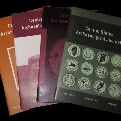 Sale Photo Thumbnail #886: SET OF 4 CENTRAL STATES ARCHAEOLOGICAL JOURNALS FROM THE 1990'S