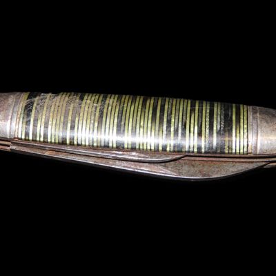 Sale Photo Thumbnail #789: Vintage Pocket Knife, Colorful handles, Dual Blade.