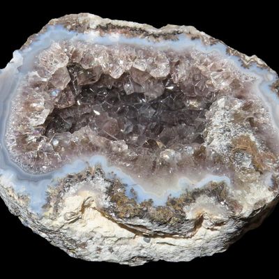 Sale Photo Thumbnail #863: Beautiful Quartz Crystal Geode Cave, Cut and Polished Geode.