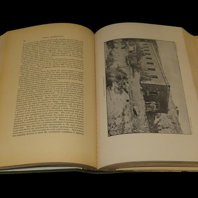 Sale Photo Thumbnail #136: RARE 1891 FIRST EDITION HARDBACK BOOK; U.S. BUREAU OF AMERICAN ETHNOLOGY ANNUAL REPORT 1886-87. OVER 300 PAGES FULL OF INFO AND PICS!