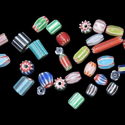 Sale Photo Thumbnail #936: Nice Lot of Colorful Trade beads