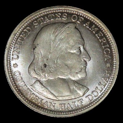 Sale Photo Thumbnail #961: 1893 Silver Half Dollar, Columbian Exposition, Great Condition, Early US Coin