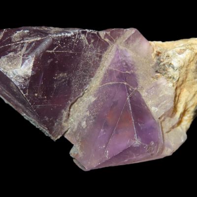 Sale Photo Thumbnail #582: Beautiful large Chunk of Purple Fluorspar from Southern Illinois. Amazing colors!