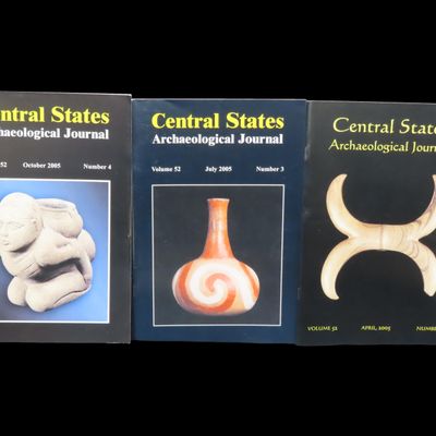 Sale Photo Thumbnail #734: SET OF 3 CENTRAL STATES ARCHAEOLOGICAL JOURNALS FOR 2005