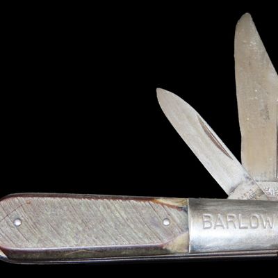 Sale Photo Thumbnail #733: Vintage Barlow Dual Blade Pocket Knife. Imperial.