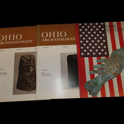 Sale Photo Thumbnail #817: SET OF 3 OHIO ARCHAEOLOGIST JOURNALS FROM THE 1970'S