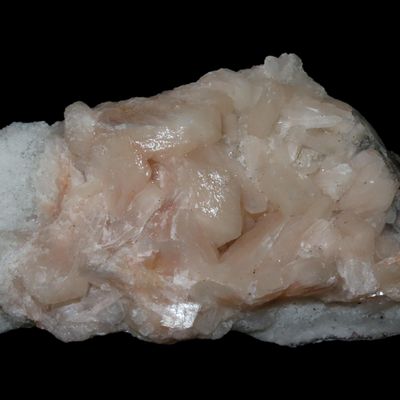 Sale Photo Thumbnail #614: Beautiful Large Rose Pink Quartz Crystal Cluster, Great Display Specimen.