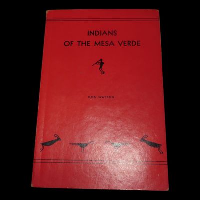 Sale Photo Thumbnail #312: INDIANS OF THE MESA VERDE, 1961, GREAT BOOK ON THE ANASAZI & HOHOKAM CULTURES, 188 PAGES FULL OF INFO AND PICTURES