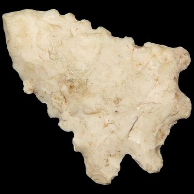 Sale Photo Thumbnail #736: Nice Serrated Fox Valley found in Northern Illinois. Indian Arrowhead, Artifact.