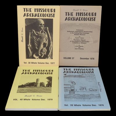Sale Photo Thumbnail #646: Lot of 1970's Missouri Archaeologist. Full of Pics & Articles on all kinds of Artifacts & Sites. 1976, 1977, 1978, 1979. Only one issue printed per year on these.