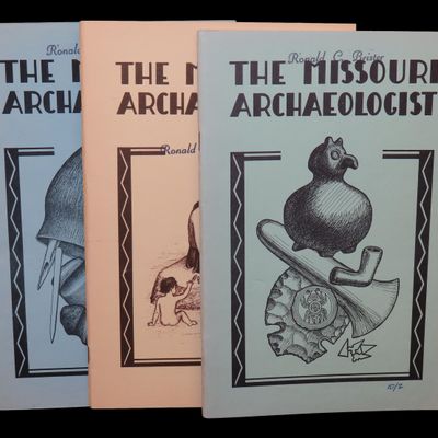 Sale Photo Thumbnail #552: 3 Hard to find Early Issues of the Missouri Archaeologist, 1947 & 1948. Full of Pics & Articles on all kinds of Artifacts & Sites.