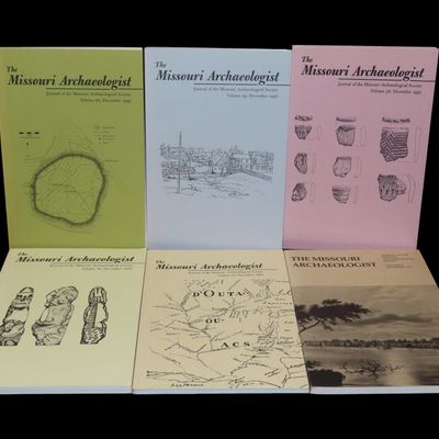 Sale Photo Thumbnail #677: Lot of 6 Missouri Archaeologist. Full of Pics & Articles on all kinds of Artifacts & Sites. 1992-1999, Only one issue printed per year on these.  88-125 pages per issue!