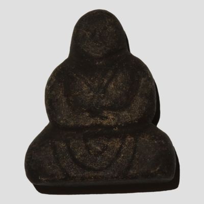 Sale Photo Thumbnail #874: Anceint Hand Carved Stone Human Figure / Statue found in Afganastan. Nice detailed example with great patina.