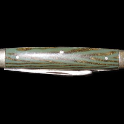 Sale Photo Thumbnail #799: Vintage Remington Pocket Knife, Colorful Handles, Dual Blade. Made in USA