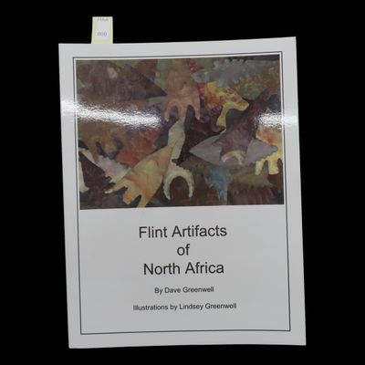 Sale Photo Thumbnail #786: FLINT ARTIFACTS OF NORTH AFRICA, 142 PAGES FULL OF GREAT COLOR PHOTOS & INFO ON DIFFERENT STYLES & TYPES OF NEOLITHIC ARROWHEADS FROM THE SAHARA DESERT