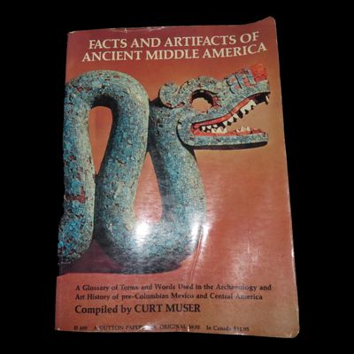 Sale Photo Thumbnail #392: FACTS & ARTIFACTS OF ANCIENT MIDDLE AMERICA, 212 PAGES, LOS OF INFO AND PICS OF ANCEINT PRECOLUMBIAN HISTORY, LIKE NEW