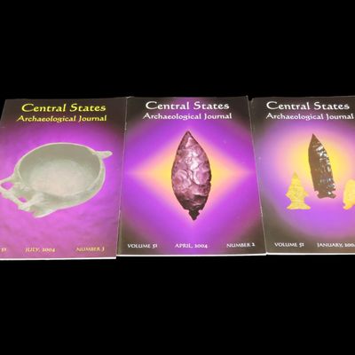 Sale Photo Thumbnail #721: SET OF 3 CENTRAL STATES ARCHAEOLOGICAL JOURNALS FOR 2004