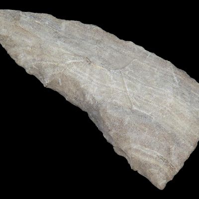 Sale Photo Thumbnail #442: 2 1/2" Cobbs Archaic Knife Balde found in Tennessee. Indian Arrowhead, Artifact.