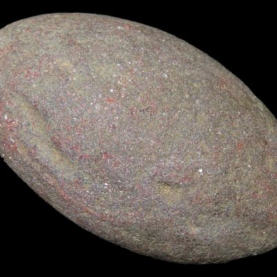 Sale Photo Thumbnail #134: 2 9/16" Hardstone Boatstone / Loafstone found in Central Texas. Very well shaped example with nice polish and no damage!