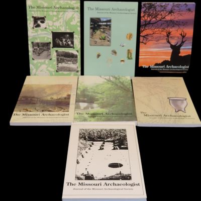 Sale Photo Thumbnail #699: Lot of 6 Missouri Archaeologist. Full of Pics & Articles on all kinds of Artifacts & Sites. 2013-2019, Only one issue printed per year on these. 90-125 pages per issue!