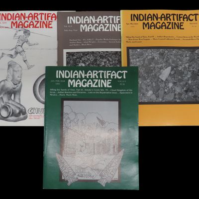 Sale Photo Thumbnail #833: COMPLETE SET OF INDIAN ARTIFACT MAGAZINES FOR 1993, TONS OF GREAT PICS AND ARTICLES!