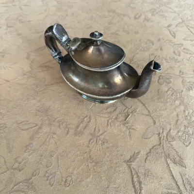 Small Silverplate Teapot