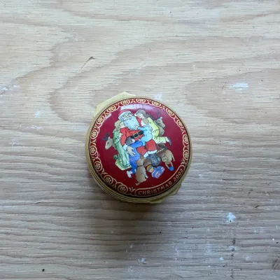 Enamel Christmas box collection (~20, Halcyon Days)